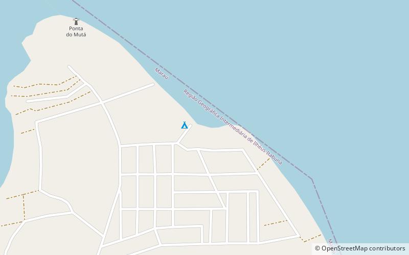 praia dos tres coqueiros baia de camamu environmental protection area location map