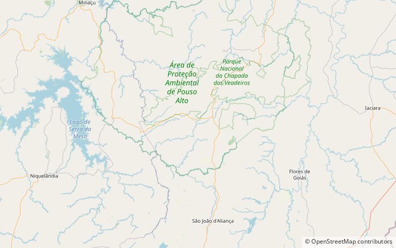 cachoeira do corrego almecegas ii alto paraiso de goias location map