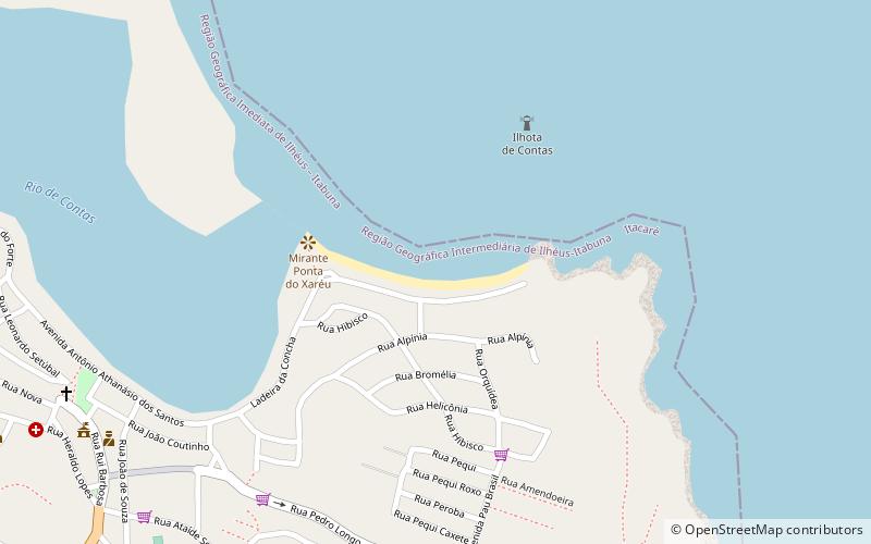 praia da concha itacare location map