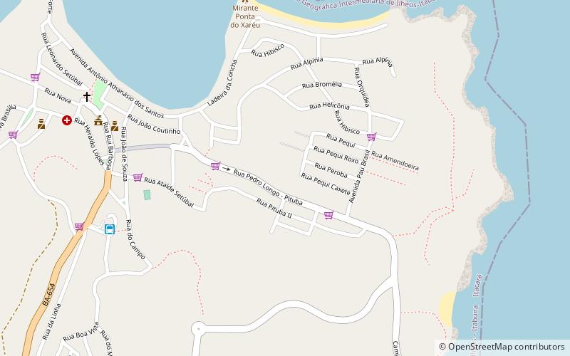 Itacaré location map