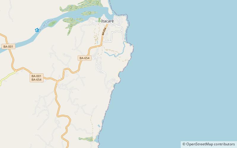 prainha itacare location map