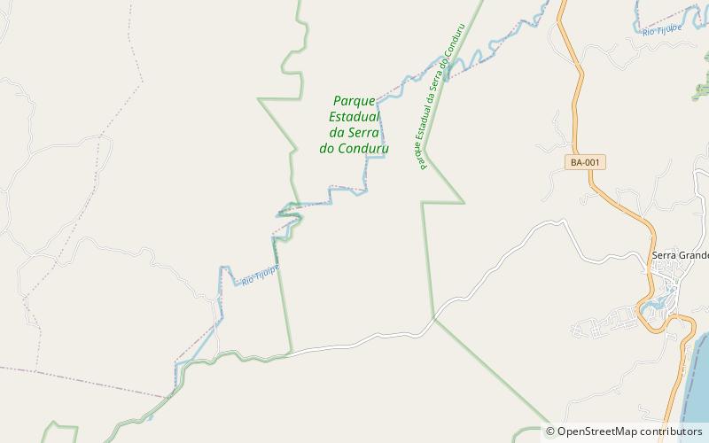 Serra do Conduru State Park location map