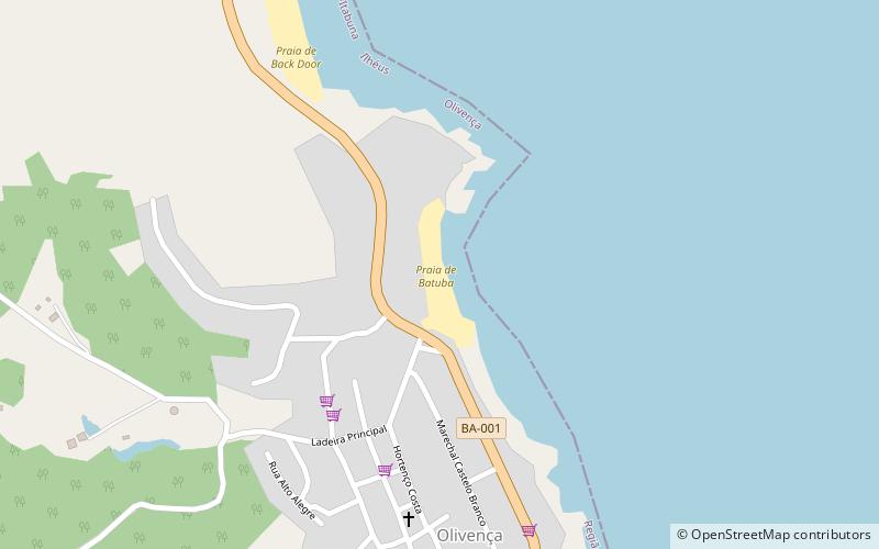 Praia de Batuba location map
