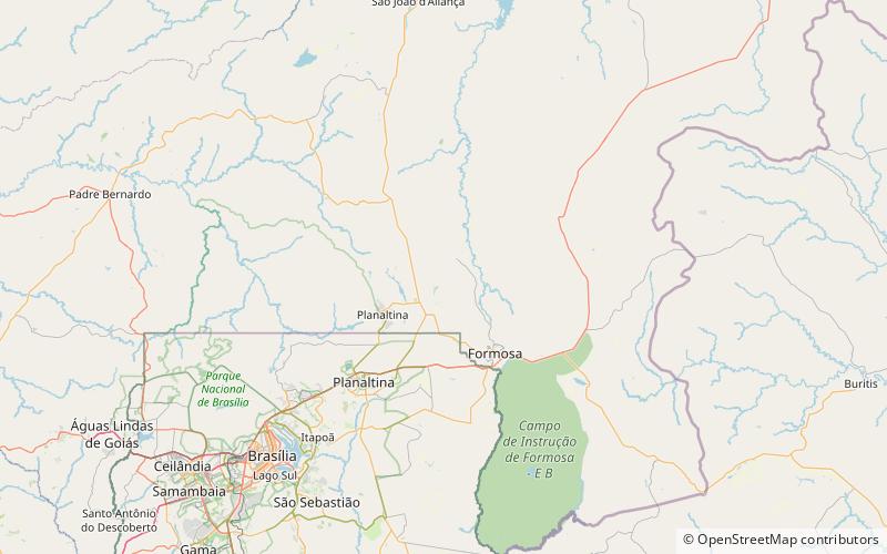 Salto del Itiquira location map