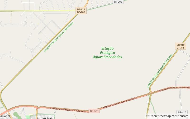 Águas Emendadas Ecological Station location map