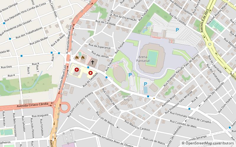 ginasio aecim tocantins cuiaba location map