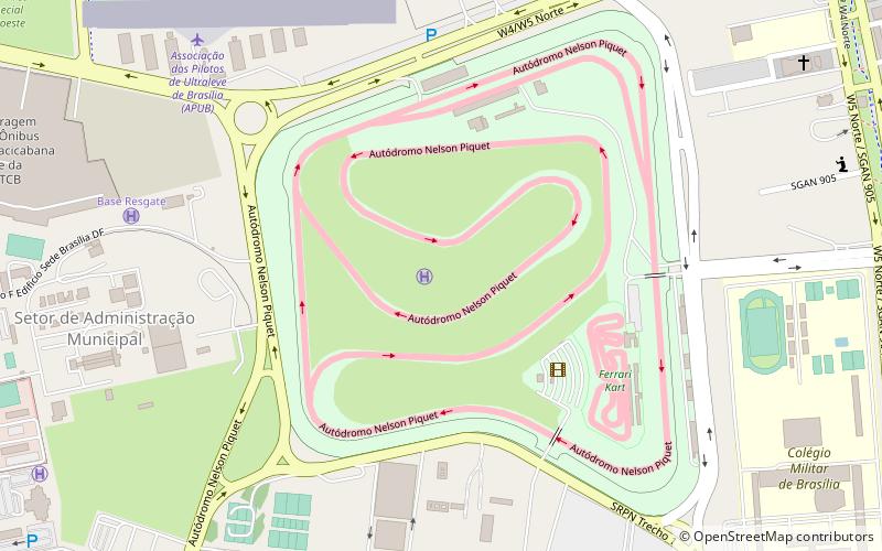 autodromo internacional nelson piquet brasilia location map
