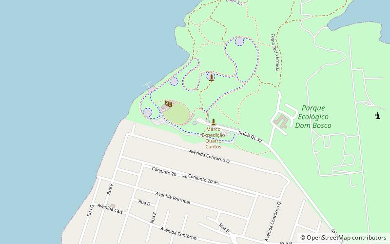 Ermida Dom Bosco location map