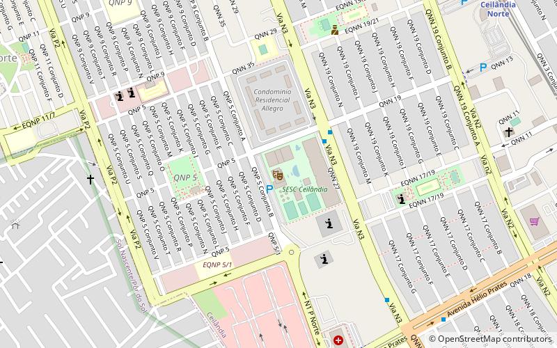teatro sesc newton rossi location map