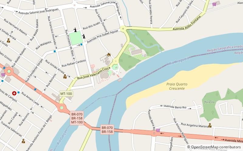 arena do porto do bae barra do garcas location map