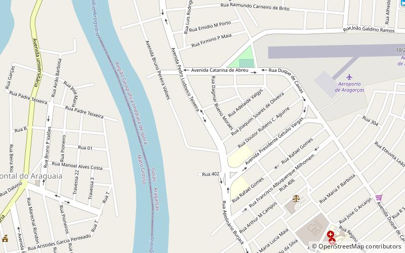Aragarças location map