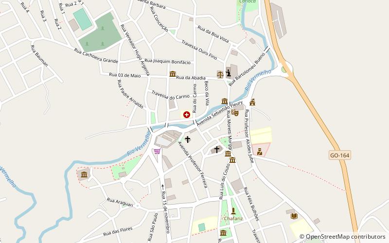 rua do carmo goias location map