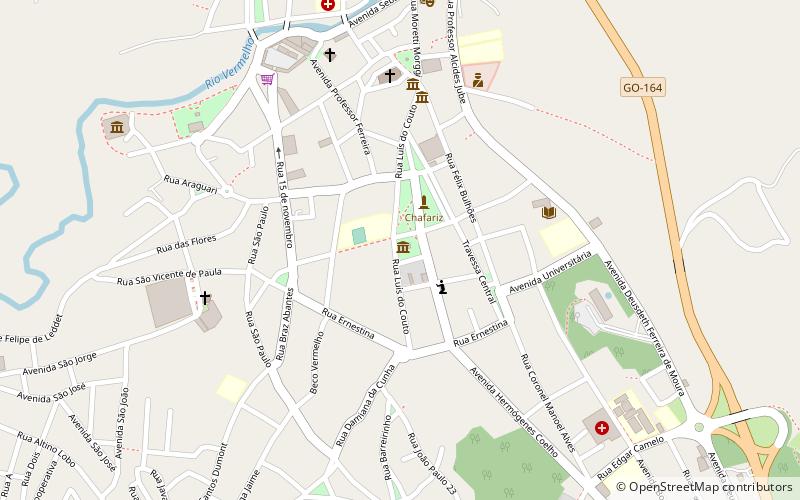 Bandeiras Museum location map