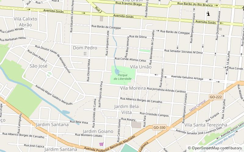 parque da liberdade anapolis location map