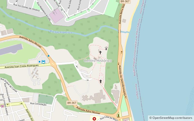 centro historico porto seguro location map