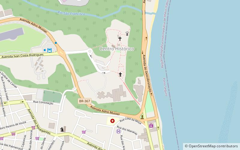 capela de sao benedito porto seguro location map