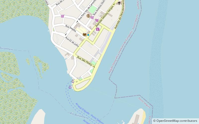 passarela do descobrimento porto seguro location map