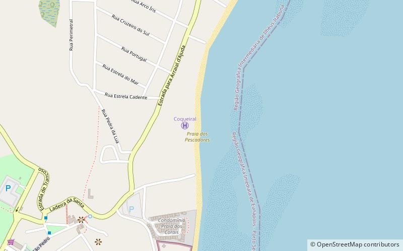 pescadores porto seguro location map