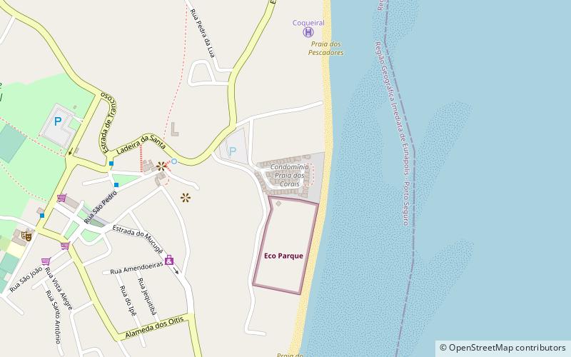 arraial dajuda water park porto seguro location map