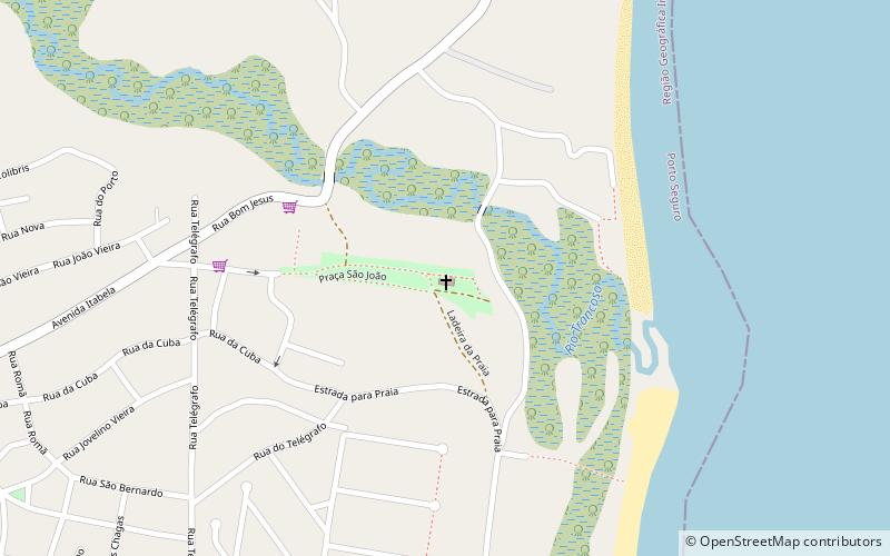 paroquia sao joao batista trancoso location map