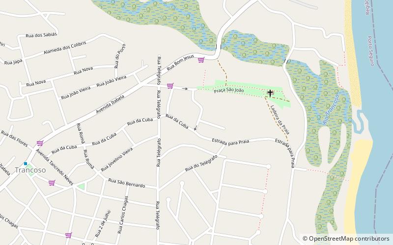 uxua casa hotel spa trancoso location map