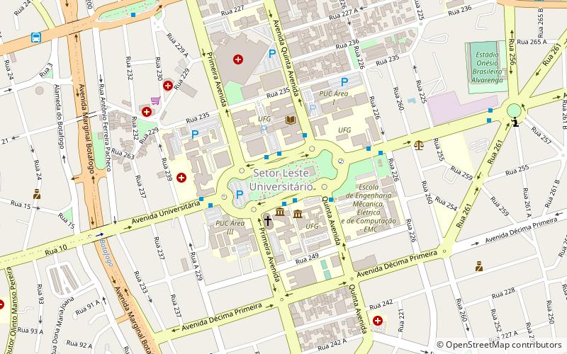 Praça Universitária location map