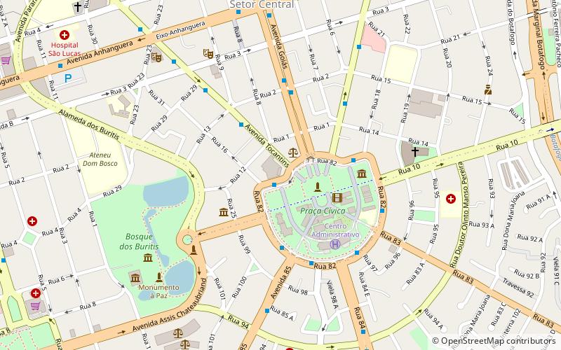 araguaia shopping goiania location map