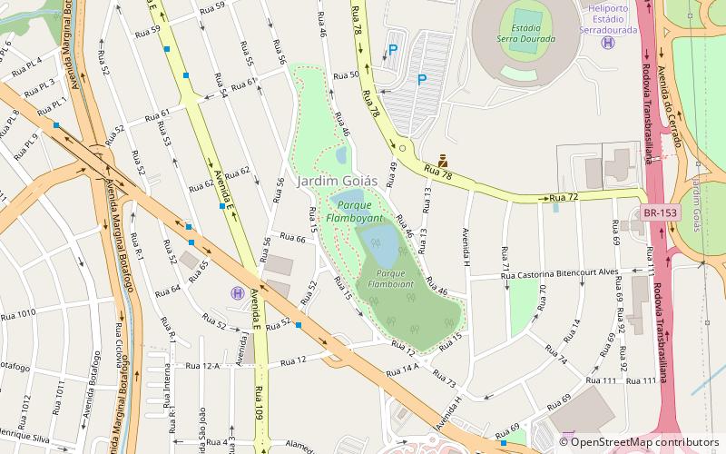 Parque Flamboyant location map