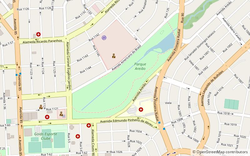 Parque Areião location map