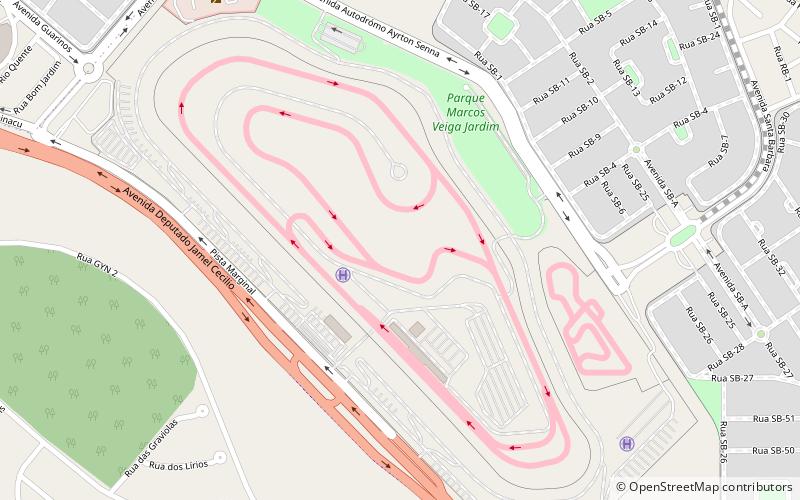 Autódromo Internacional Ayrton Senna location map
