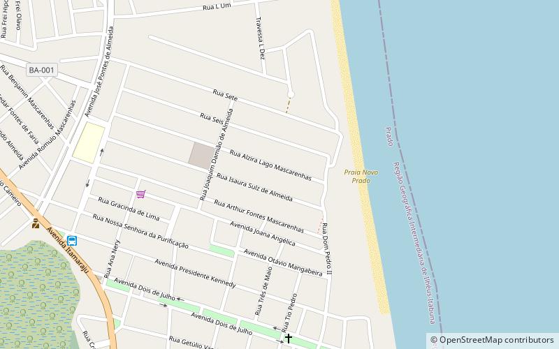 Prado location map