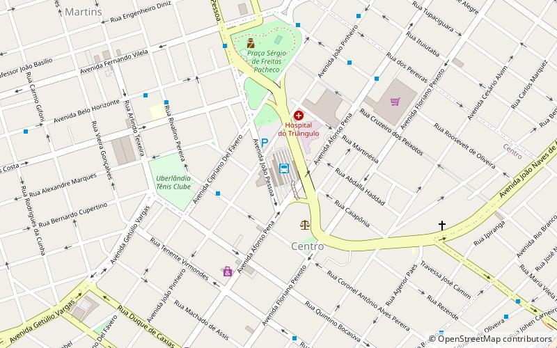 pratic shopping uberlandia location map
