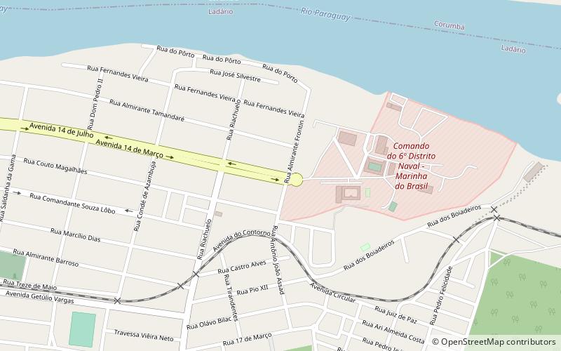 Ladário location map