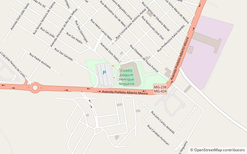 Stade Joaquim Henrique Nogueira location map