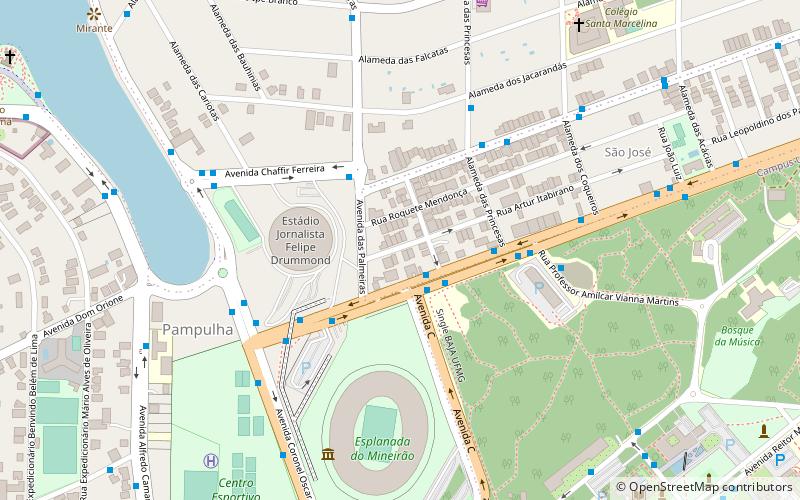 Pampulha location map