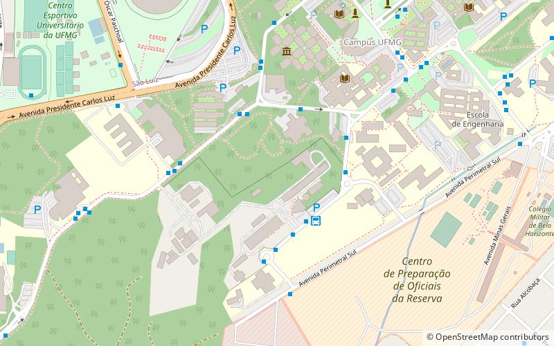 Universidad Federal de Minas Gerais location map