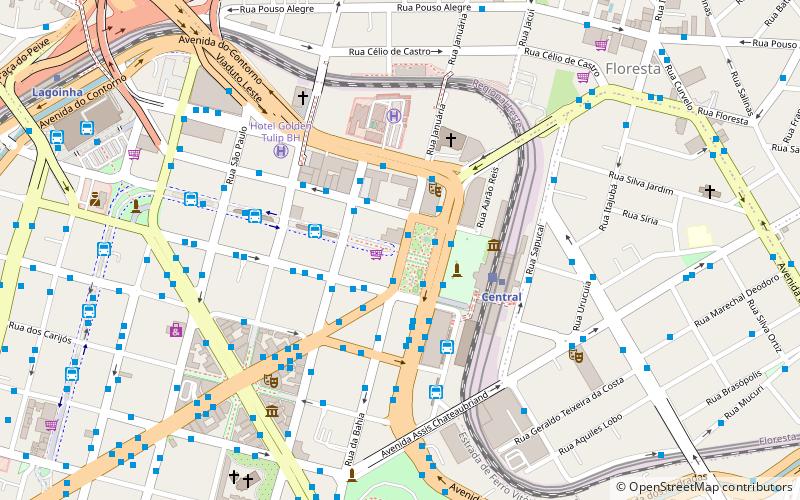 Plaza Rui Barbosa location map