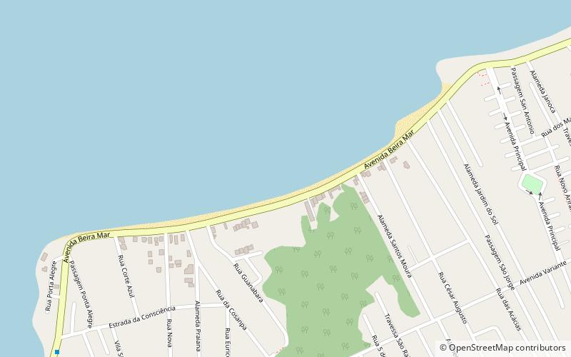 Praia do Murubira location map