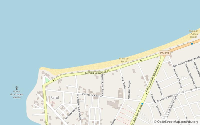 Praia do Farol location map
