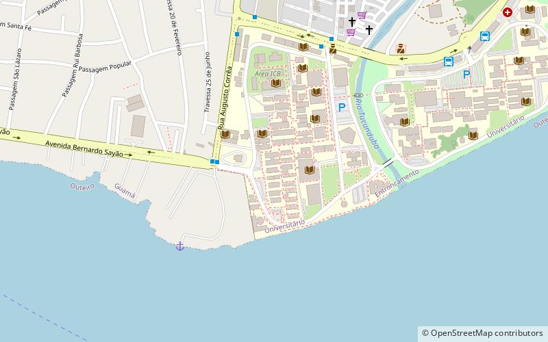Universidade Federal do Pará location map