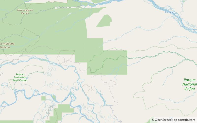 Japurá–Solimões–Negro moist forests location map