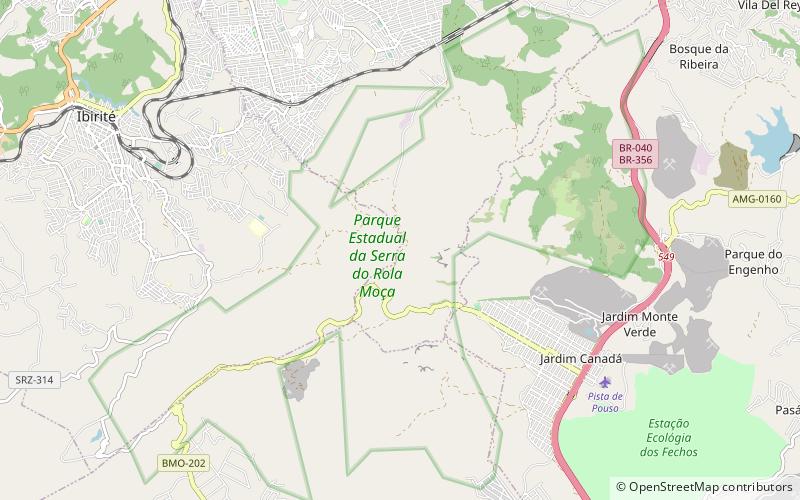 Serra do Rola-Moça State Park location map
