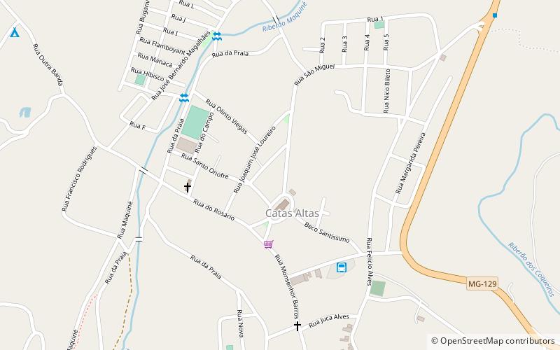 Catas Altas location map