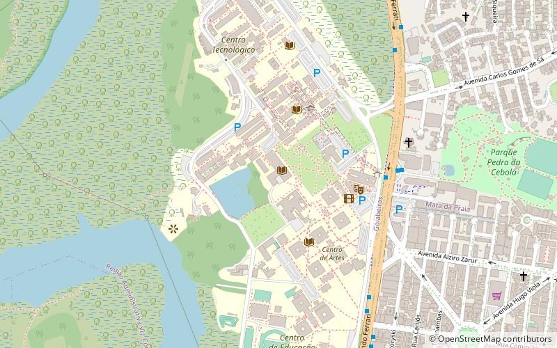 federal university of espirito santo vitoria location map