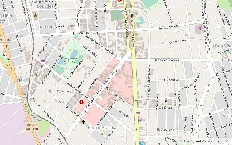 Arcos location map