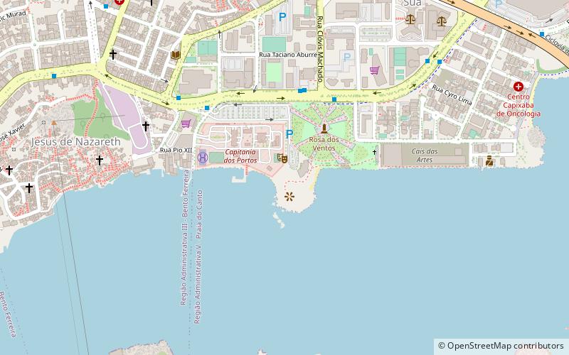 projeto tamar vitoria island location map