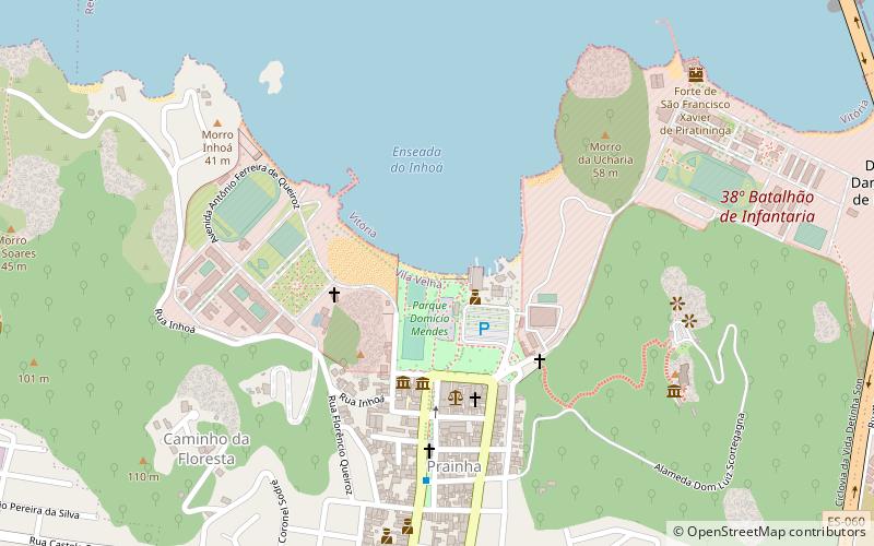 prainha vila velha location map