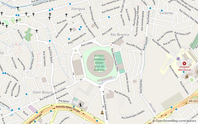 Estádio Kléber Andrade location map