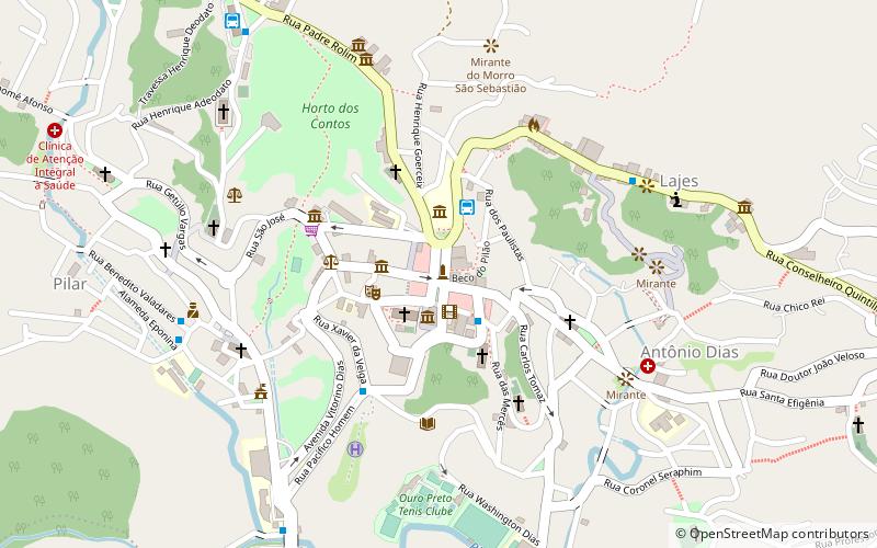 Praça Tiradentes location map