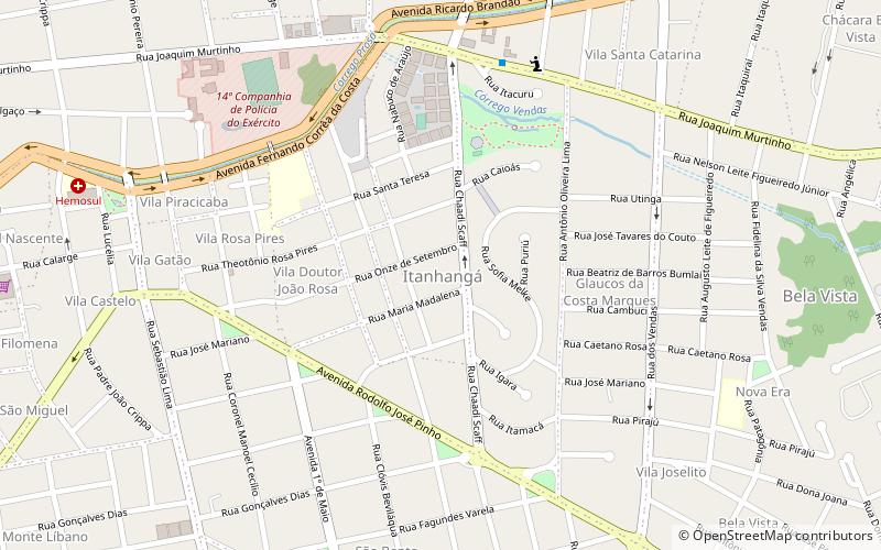 Itanhangá Park location map